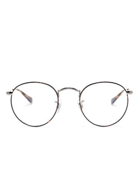  Ray-ban Round-frame Glasses - Black 