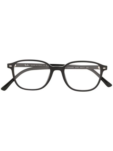  Ray-ban Square Frame Glasses - Black 