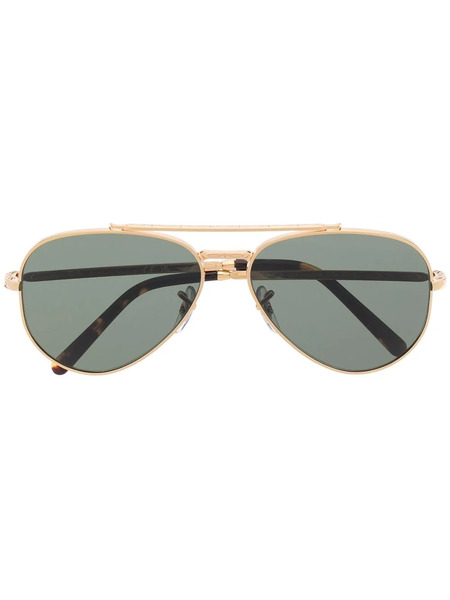  Ray-ban Tinted Aviator Sunglasses - Gold 