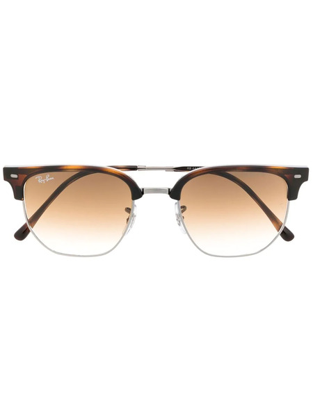  Ray-ban Tortoiseshell-bridge Detail Sunglasses - Brown 