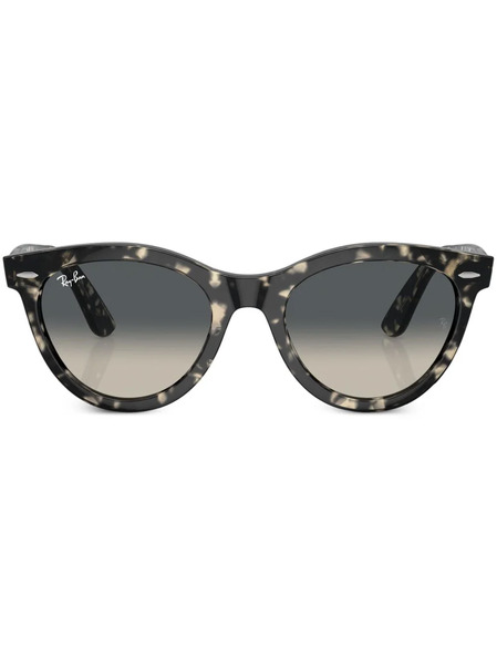  Ray-ban Wayfarer Way Round-frame Sunglasses - Grey 