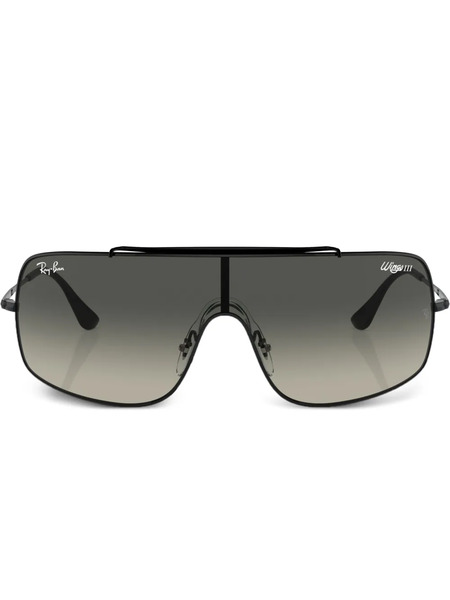  Ray-ban Wings Ii Square-frame Sunglasses - Black 
