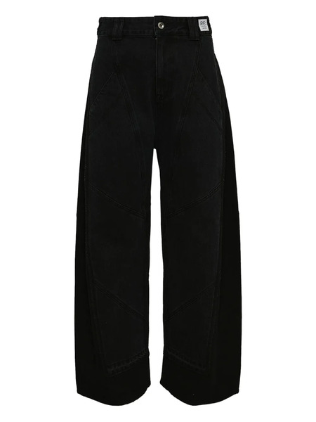  Re Code Panelled Jeans - Black 