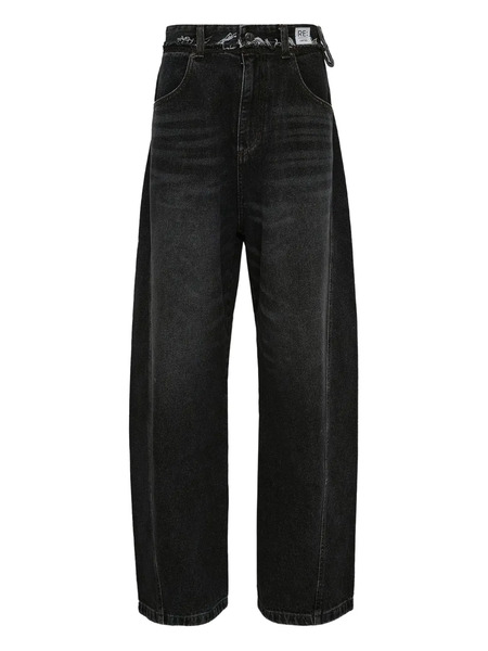  Re Code Raw-edge Jeans - Black 