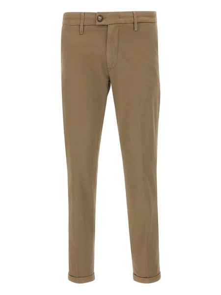  Re-hash Cuffed Cotton-blend Trousers - Brown 
