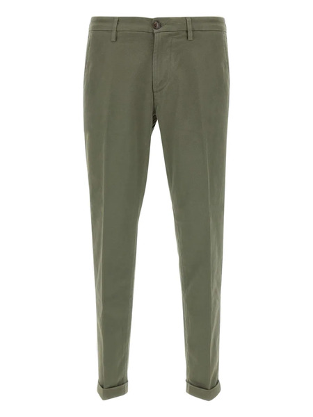  Re-hash Cuffed Welt-pocket Trousers - Green 