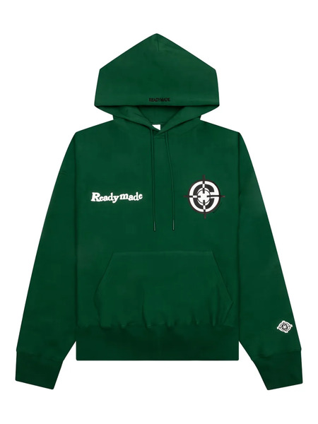  Readymade Clf Target-logo Hoodie - Green 