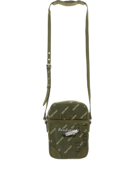  Readymade Logo Print Messenger Bag - Green 