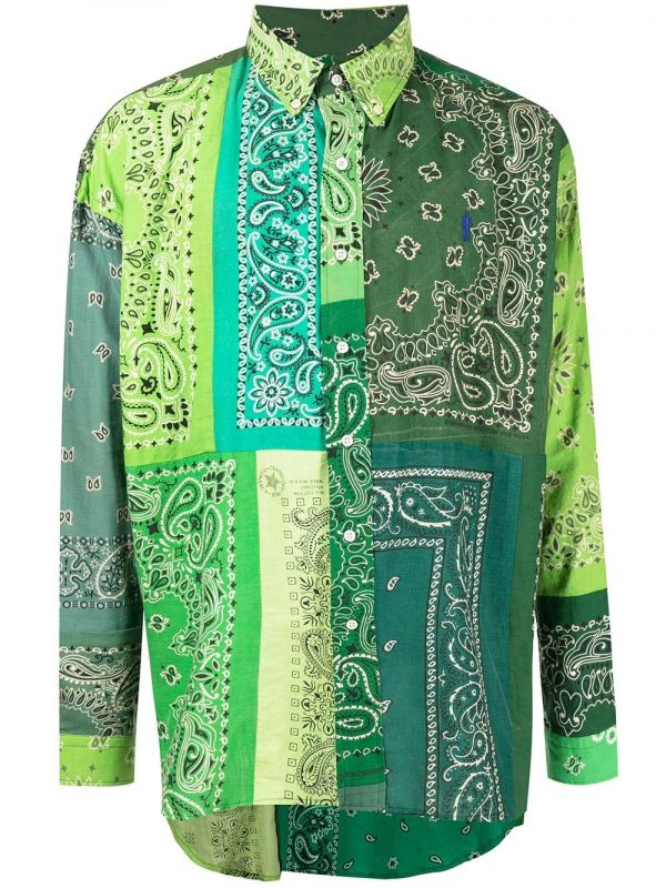  Readymade Paisley-print Shirt - Green 