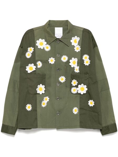  Readymade Panelled Shirt - Green 