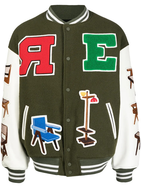  Readymade Patch-detail Bomber Jacket - Green 