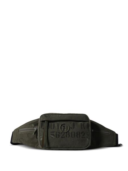  Readymade Text-print Belt Bag - Green 