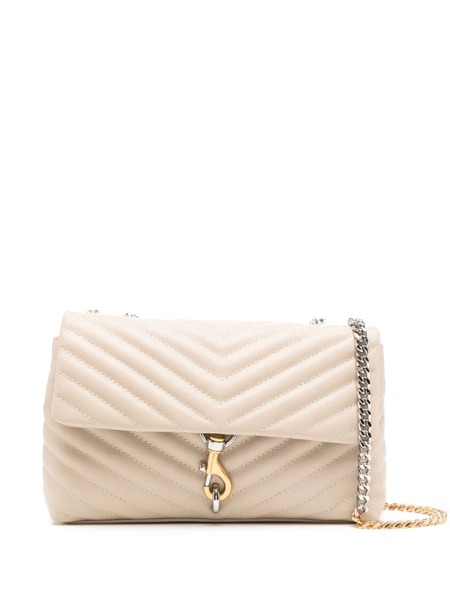  Rebecca Minkoff Medium Edie Leather Crossbody Bag - Neutrals 