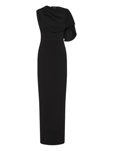  Rebecca Vallance Asymmetric Draped Dress - Black 
