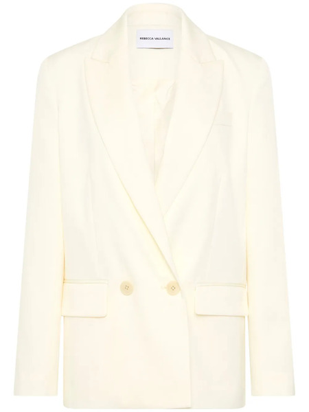  Rebecca Vallance Double-breasted Jacket - White 
