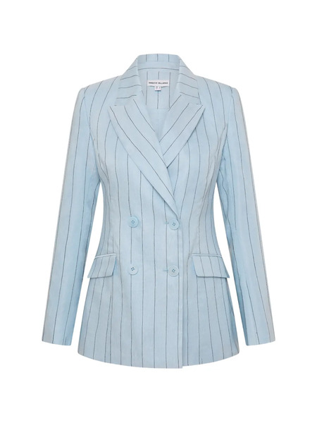  Rebecca Vallance Effie Double-breasted Blazer - Blue 