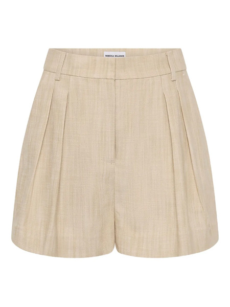  Rebecca Vallance Pleated-design Shorts - Neutrals 