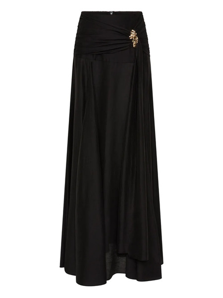  Rebecca Vallance Slit Embellished Sable Skirt - Black 