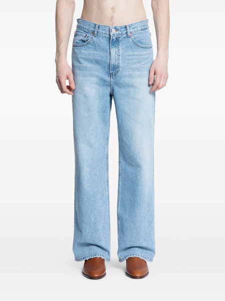  Recto Straight-leg Cotton Jeans - Blue 