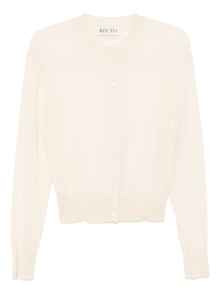 Recto Wool Cardigan - Neutrals 