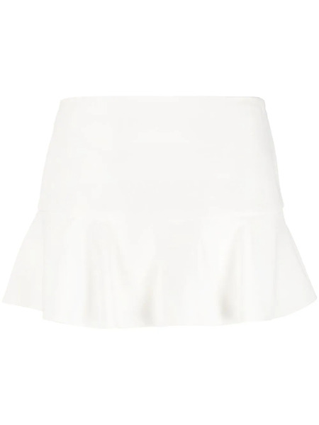  Red Valentino Flared-hem Mini Skort - White 