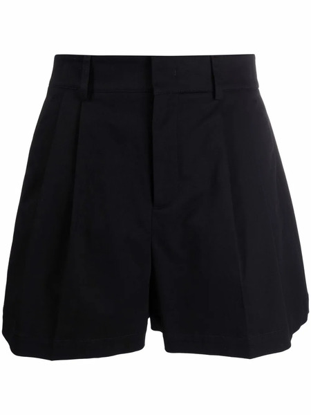  Red Valentino Flared High-waisted Shorts - Black 