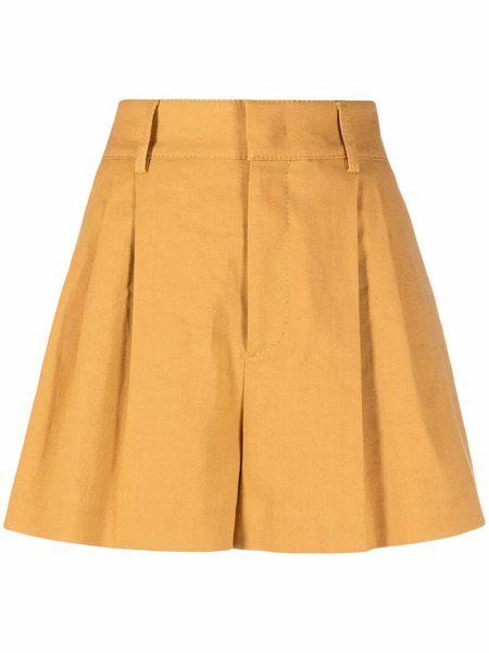  Red Valentino High-waisted Tailored Shorts - Yellow 