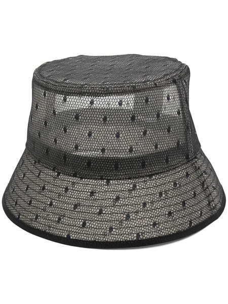  Red Valentino Polka Dot-print Bucket Hat - Black 