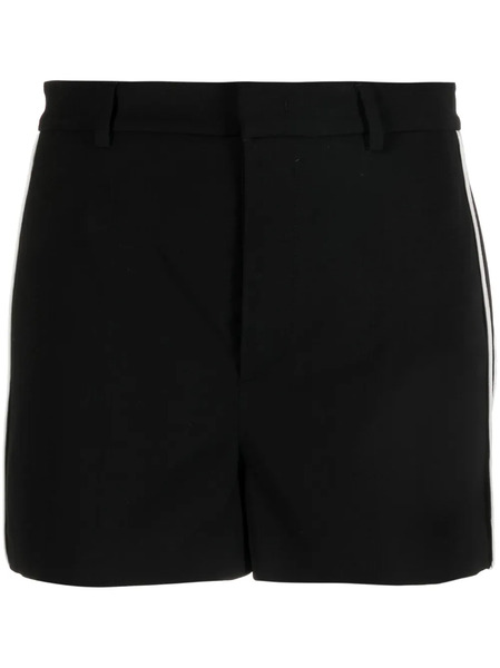  Red Valentino Side-stripe Tailored Shorts - Black 