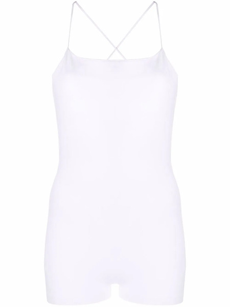  Red Valentino Spaghetti-strap Bodysuit - White 
