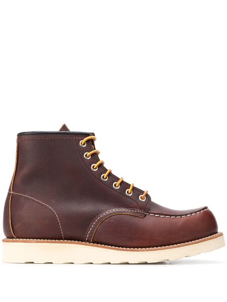  Red Wing Shoes Classic Moc Lace-up Boots - Brown 