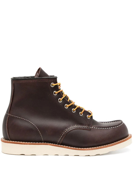  Red Wing Shoes Classic Moc Leather Ankle Boots - Brown 