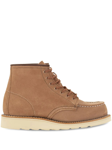  Red Wing Shoes Classic Moc Leather Ankle Boots - Brown 