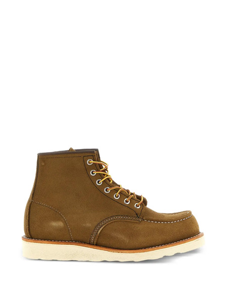  Red Wing Shoes Contrasting Stitching Leather Boots - Brown 