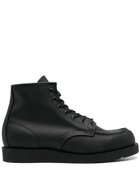  Red Wing Shoes Leather Ankle Boots - Black 
