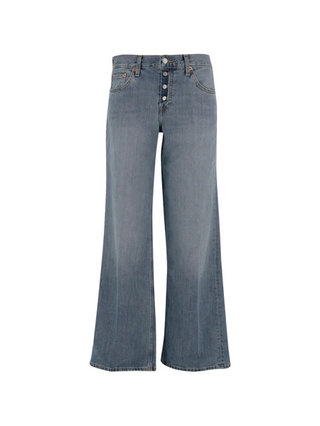 Re/done Five-pocket Washed Jeans - Blue 