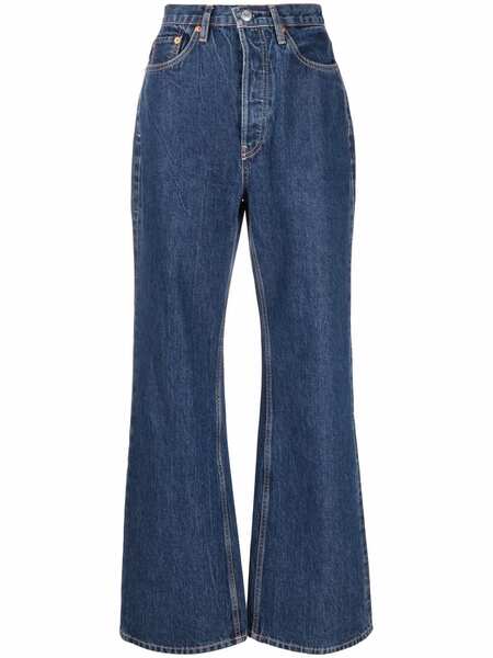  Re/done High-waisted Bootcut Jeans - Blue 