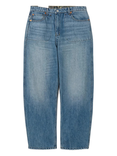  Re/done Patch-pocket Trousers - Blue 