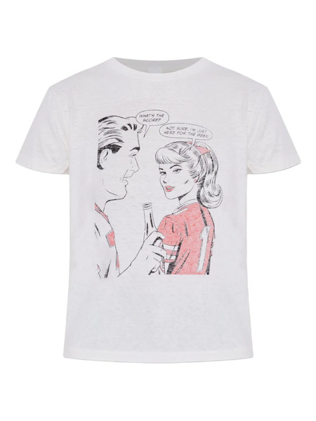  Re/done Printed T-shirt - White 