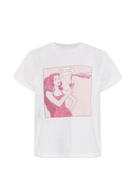  Re/done Printed T-shirt - White 