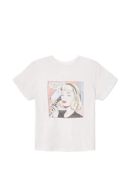  Re/done Printed T-shirt - White 