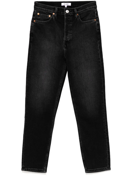  Re/done 90s Ankle Crop Jeans - Black 