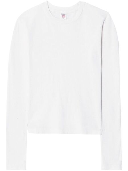  Re/done 90s Baby Long-sleeve T-shirt - White 