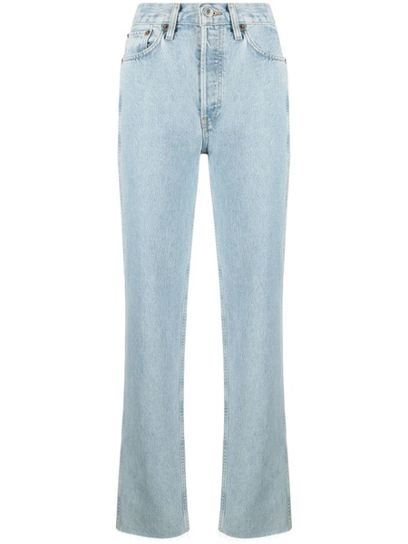  Re/done 90s High-rise Straight Jeans - Blue 