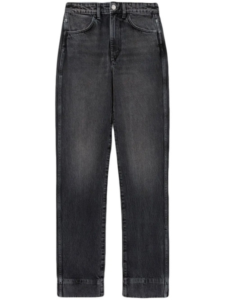  Re/done 70s High-waisted Straight-leg Jeans - Black 