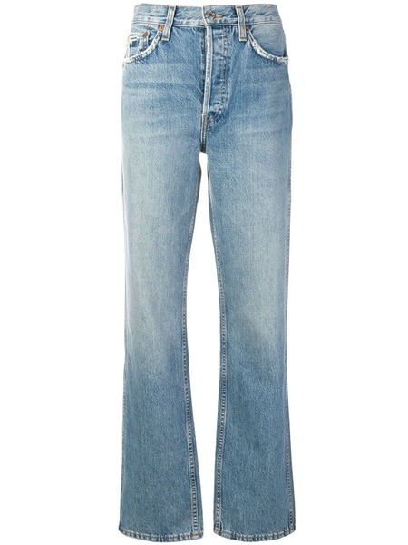  Re/done Straight Leg Jeans - Blue 