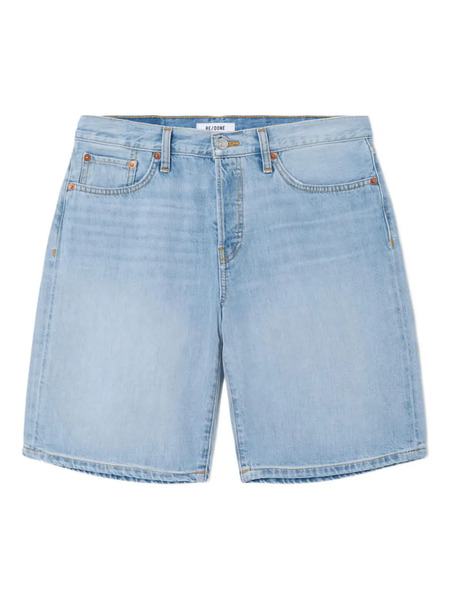  Re/done The Thrasher Denim Shorts - Blue 