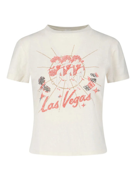  Re/done Vegas-graphic T-shirt - White 