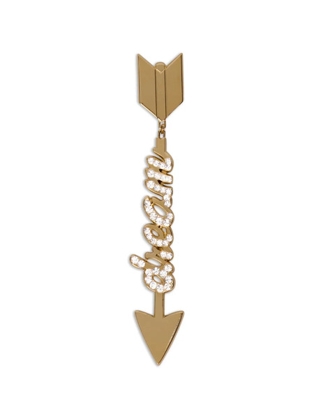  Red(v) Arrow Embellished Earrings - Gold 