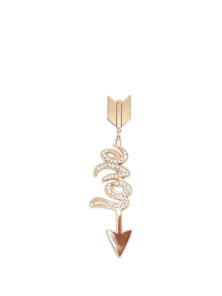  Red(v) Arrow-embellishment Earrings - Gold 